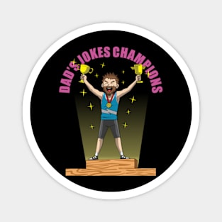 Dad's Jokes Champions Magnet